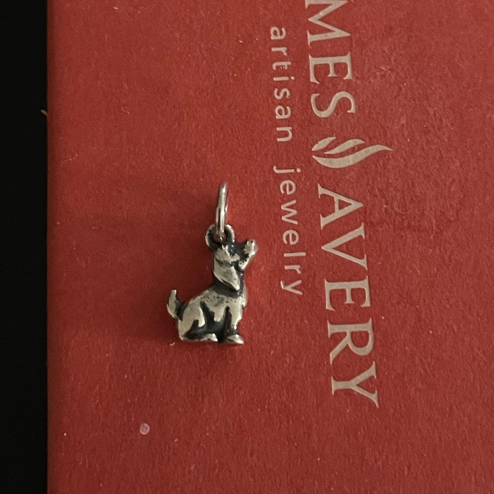 Precious Tiny Puppy Charm by James Avery !  Brand new in James Avery pouch!